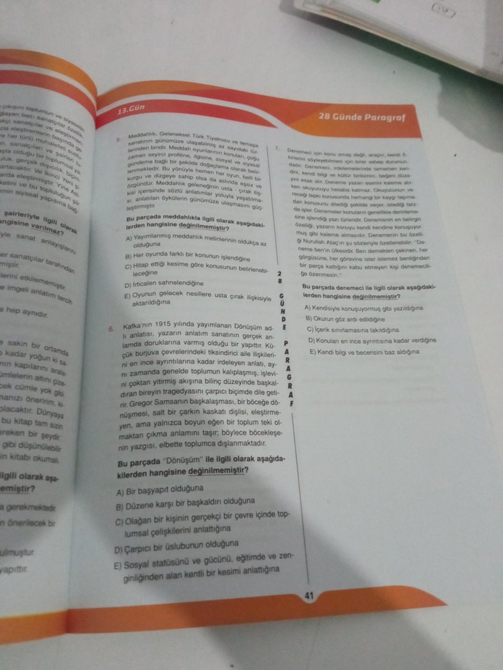 28 Günde Paragraf Soru Bankası TYT - Görsel 2