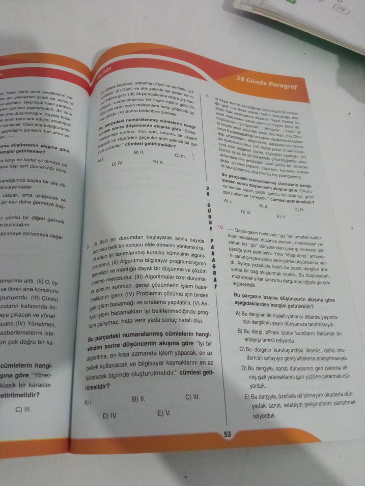 28 Günde Paragraf Soru Bankası TYT - Görsel 3