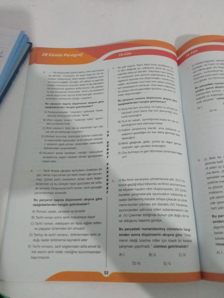 28 Günde Paragraf Soru Bankası TYT - Görsel 4
