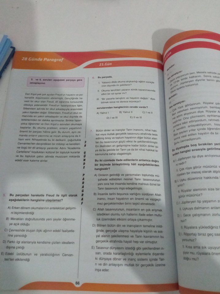 28 Günde Paragraf Soru Bankası TYT - Görsel 5
