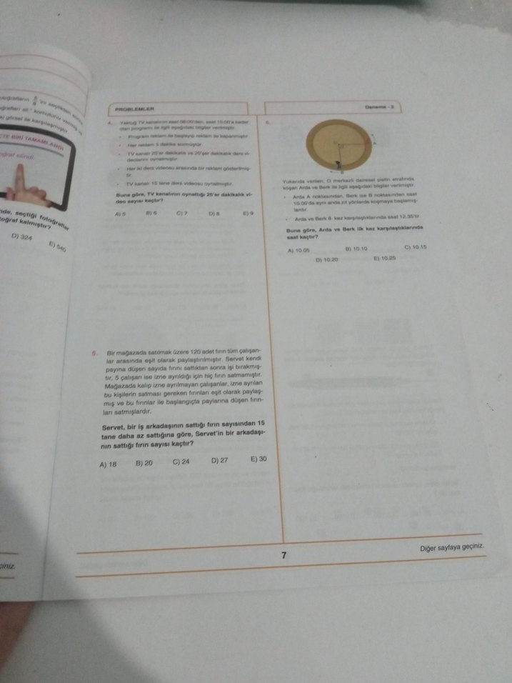 TYT 8x12 Problemler Deneme Kitabı - Görsel 2