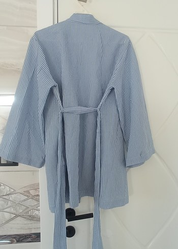 Mavi Çizgili kimono - Görsel 2