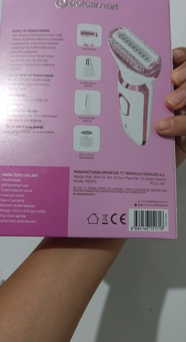 4'ü 1 Arada Pembe Kadın Vücut Bakım Cihazı - Görsel 3