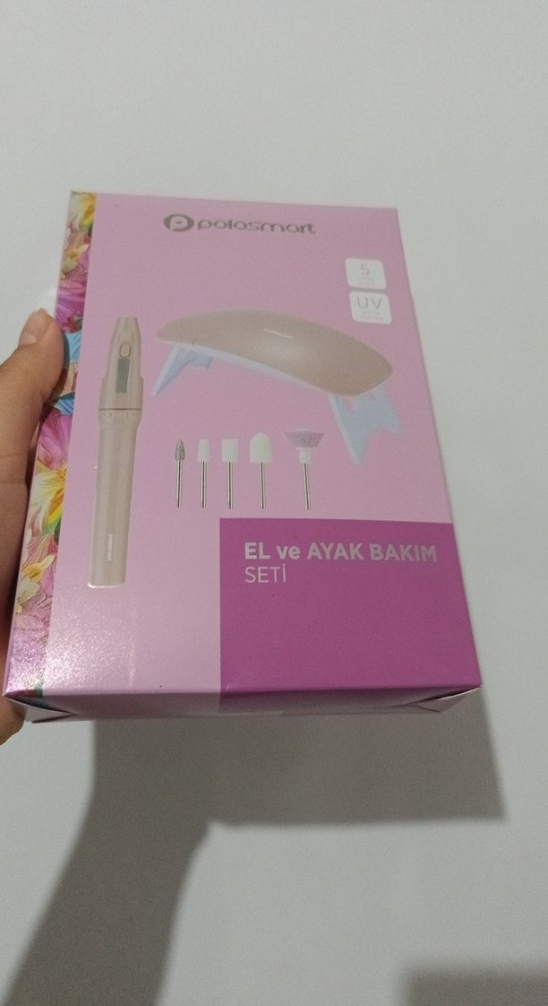 Pembe UV Manikür ve Pedikür Seti - Görsel 2