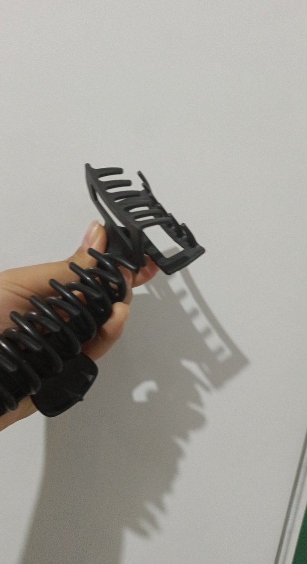 Siyah Minimalist Punk Saç Tokası - Görsel 4