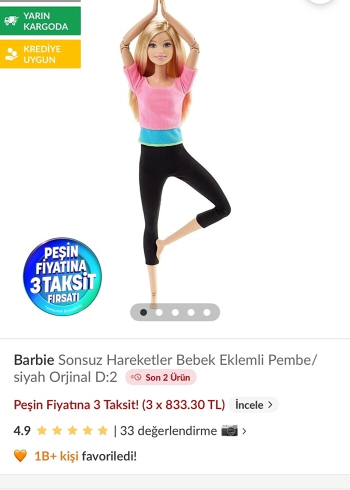 Barbie sonsuz eklem - Görsel 2