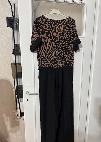 Kahverengi Zebra Desenli Uzun Tulum - Görsel 4