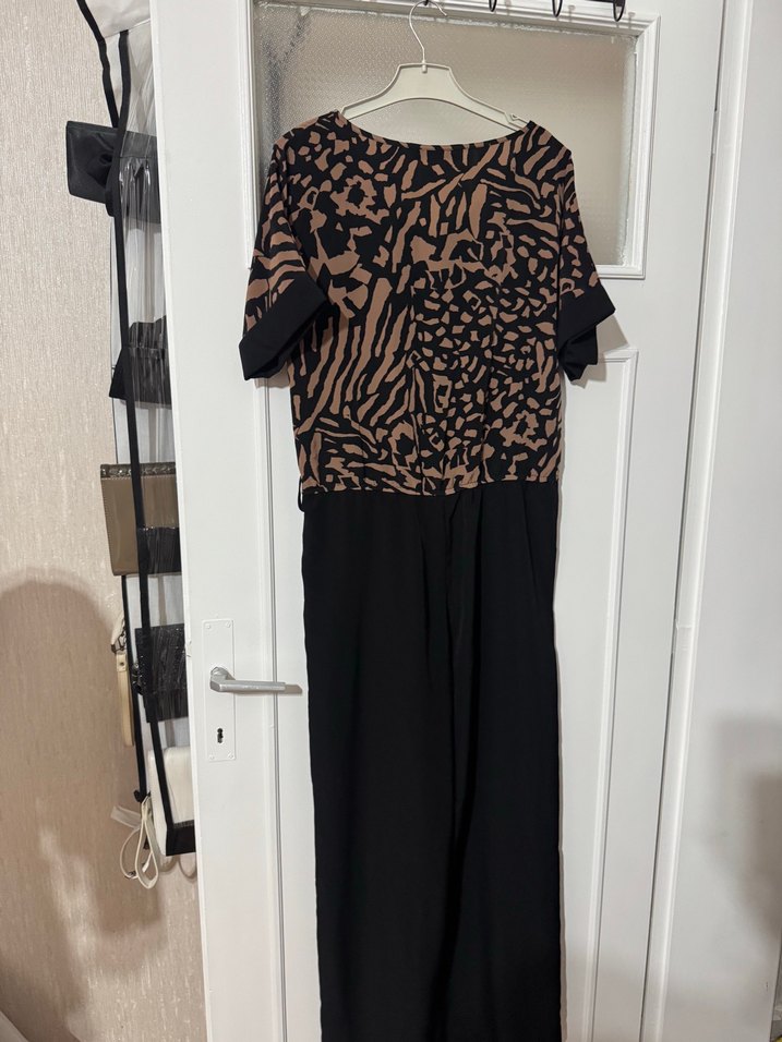 Kahverengi Zebra Desenli Uzun Tulum - Görsel 4