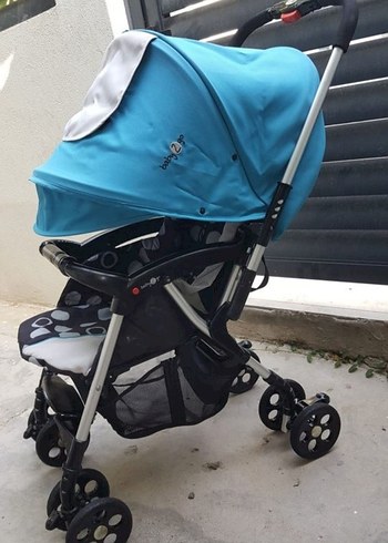 Mavi Bebek Arabası Katlanabilir Model - Görsel 8