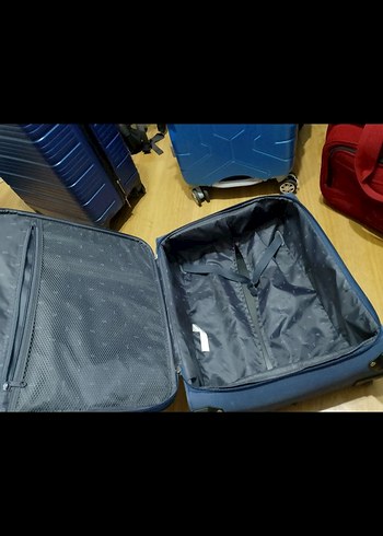 Koyu Mavi Erkek Valiz, Tokalı - Görsel 6