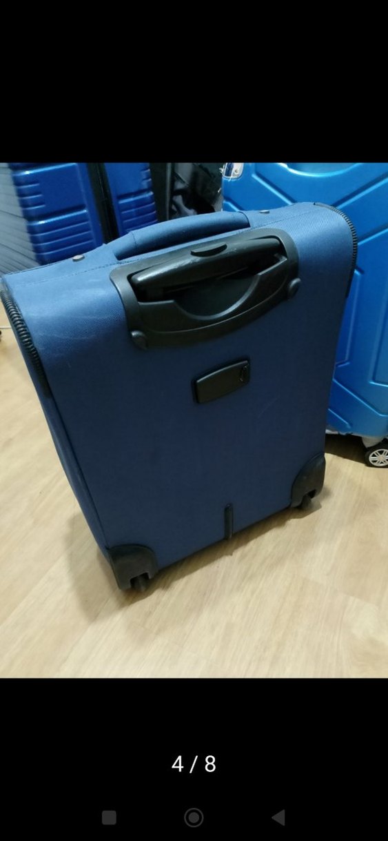 Koyu Mavi Erkek Valiz, Tokalı - Görsel 4