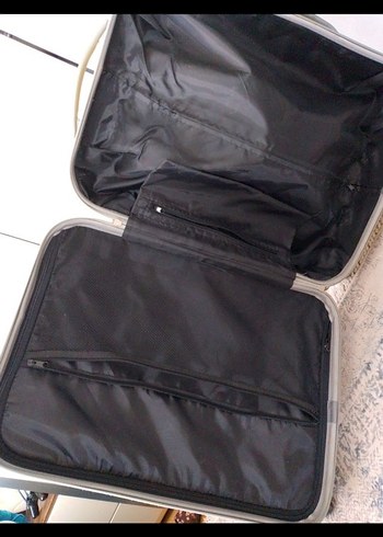 Sarı Erkek Valiz Tokalı Retro Tarz - Görsel 7