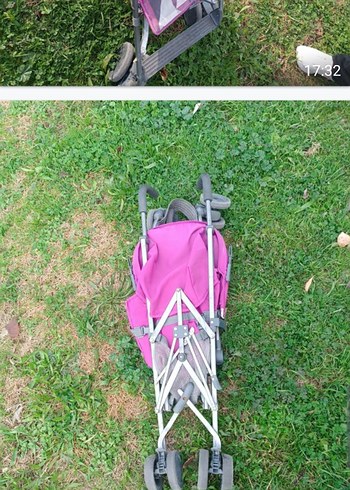 Pembe ve Gri Bebek Arabası - Görsel 3