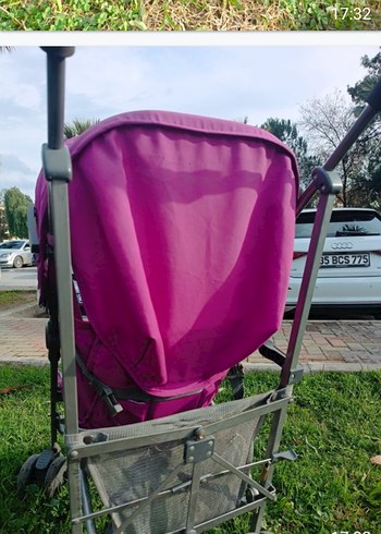 Pembe ve Gri Bebek Arabası - Görsel 5