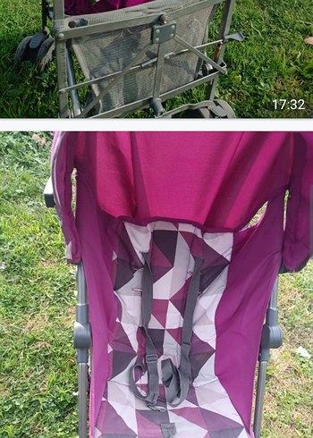 Pembe ve Gri Bebek Arabası - Görsel 6