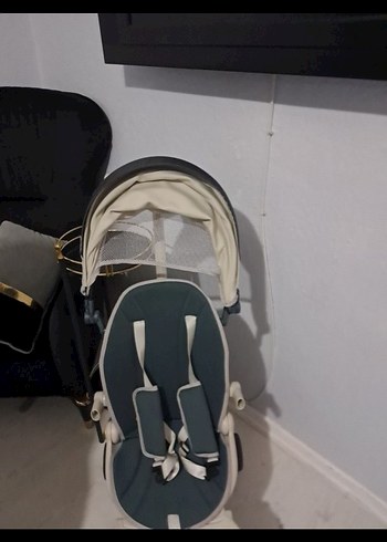 kabin boy Gri Bebek Arabası Katlanabilir Tasarı - Görsel 4