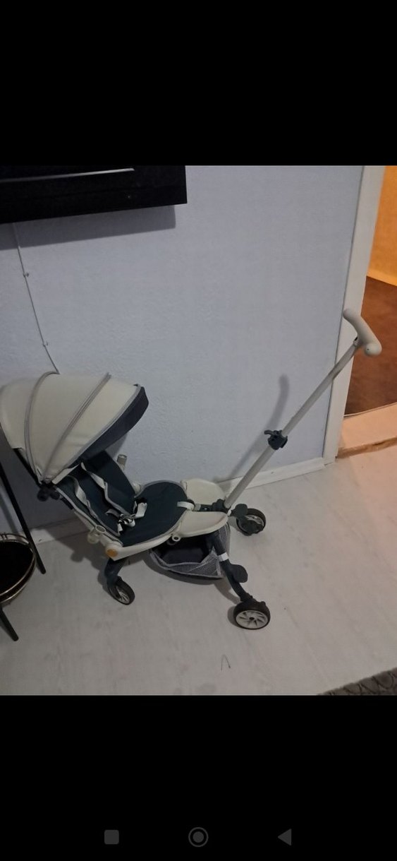 kabin boy Gri Bebek Arabası Katlanabilir Tasarı - Görsel 5