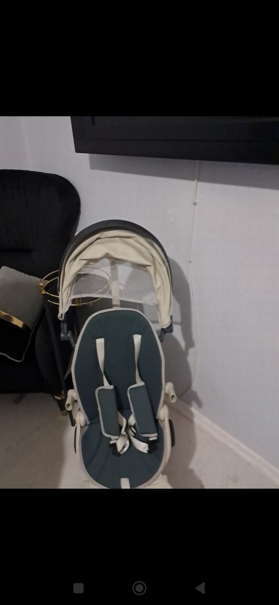 kabin boy Gri Bebek Arabası Katlanabilir Tasarı - Görsel 4