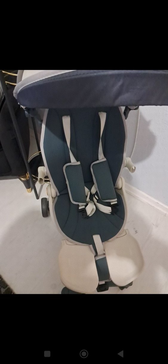 kabin boy Gri Bebek Arabası Katlanabilir Tasarı - Görsel 3