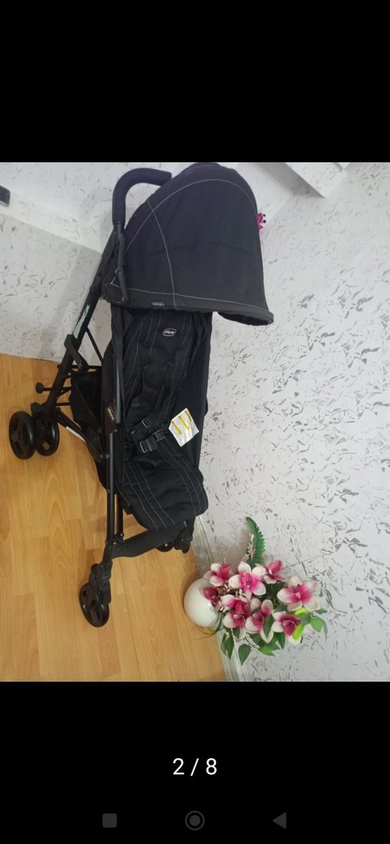 chiccoSiyah Chicco Bebek Arabası - Görsel 5