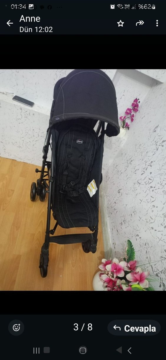 chiccoSiyah Chicco Bebek Arabası - Görsel 4