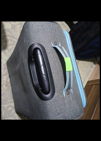 orta boy kumaş valiz - Görsel 4