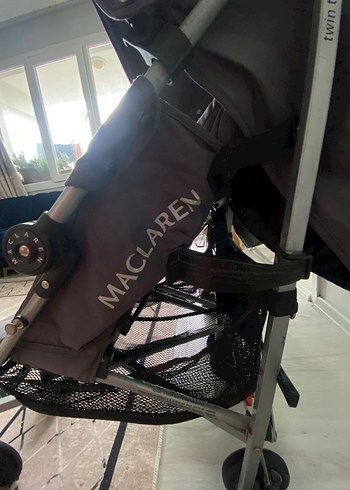 Siyah Çiftli Bebek Arabası - Görsel 5