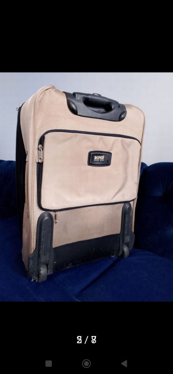 Bej Erkek Seyahat Çantası Tokalı - Görsel 2