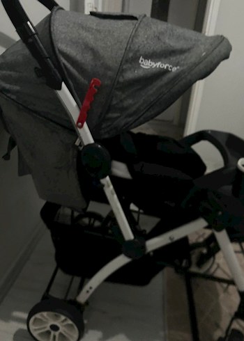 Babyforce Gri Bebek Arabası - Görsel 6