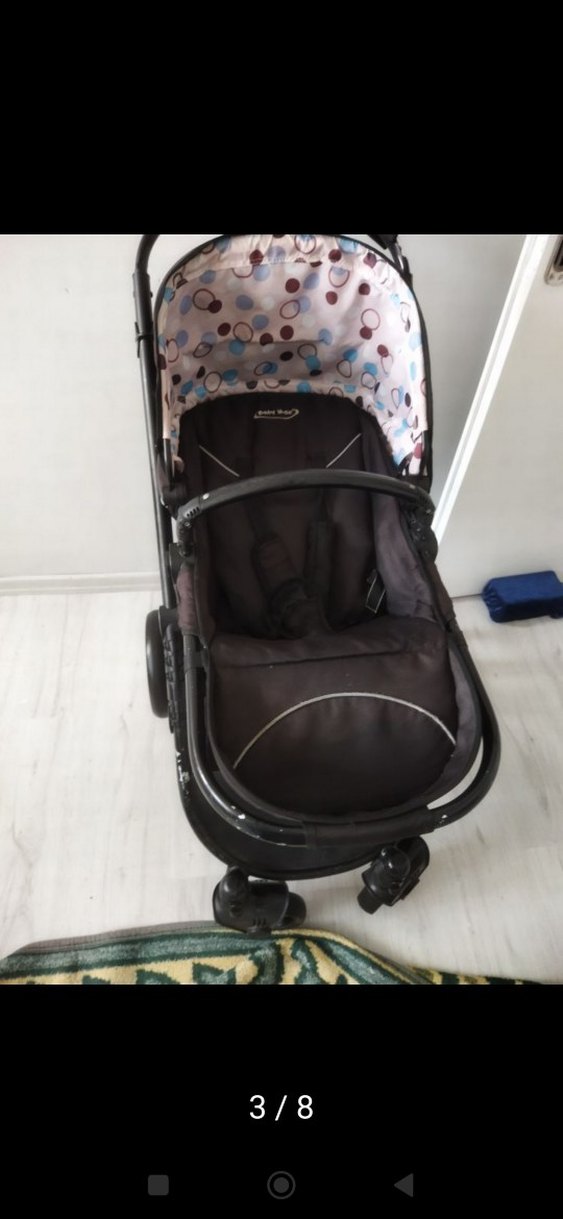 Siyah Bebek Arabası - Görsel 3