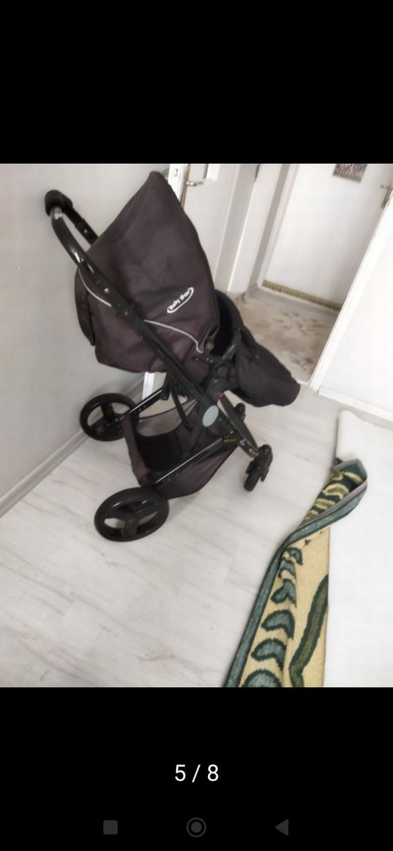 Siyah Bebek Arabası - Görsel 5