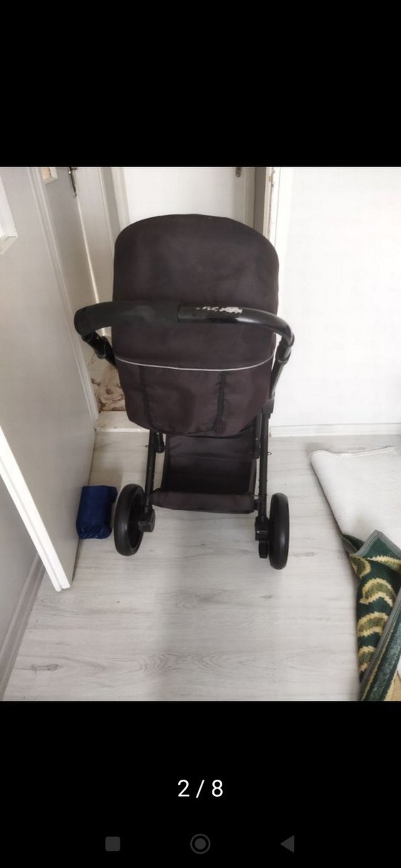 Siyah Bebek Arabası - Görsel 2