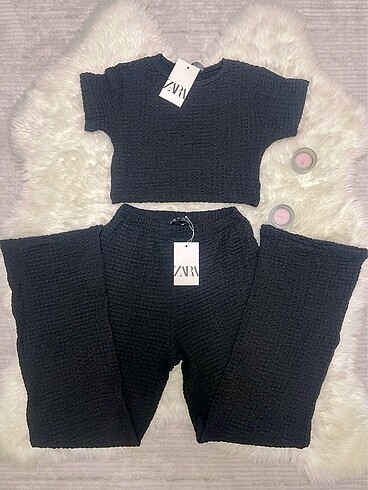 Zara Zara Crop Takım