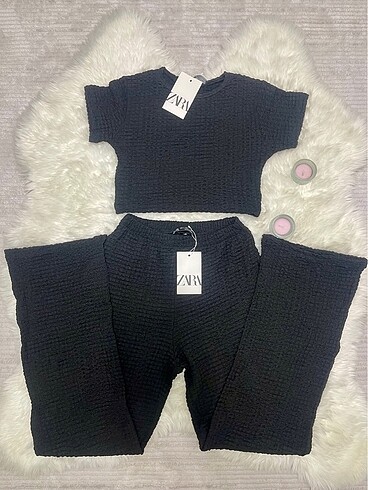 m Beden Zara Crop Takım