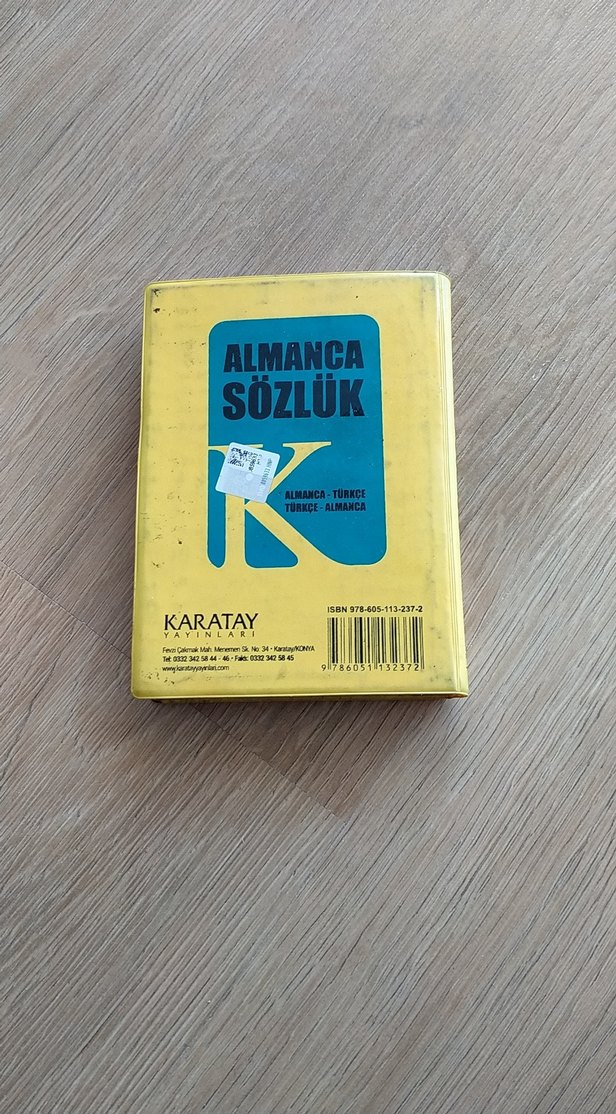 Almanca Türkçe Sözlük Karatay Yayınları - Görsel 2