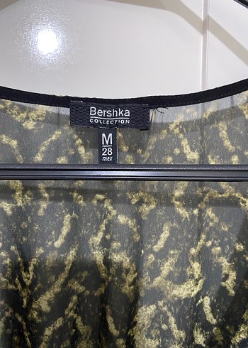 Sarı Siyah Yılan Desenli Midi Elbise - Görsel 2