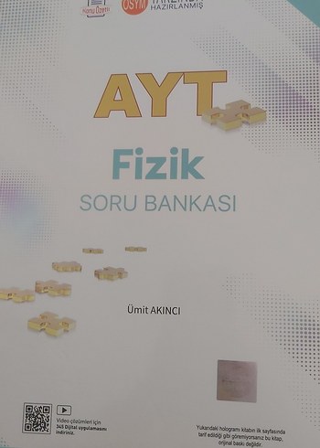AYT Fizik 345 soru Bankası
