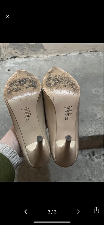38 Beden Krem stiletto