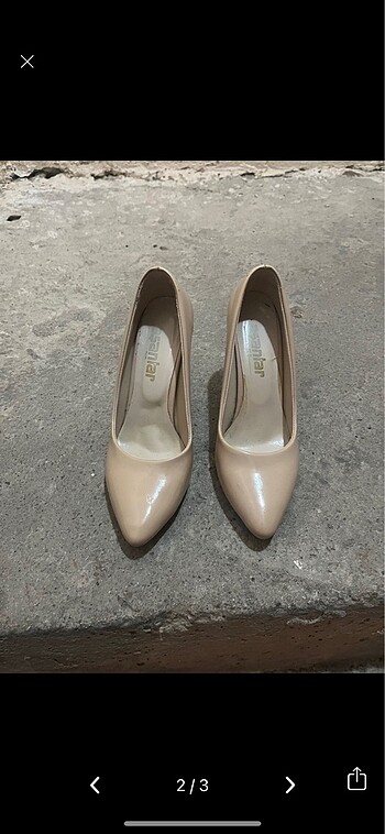 Diğer Krem stiletto