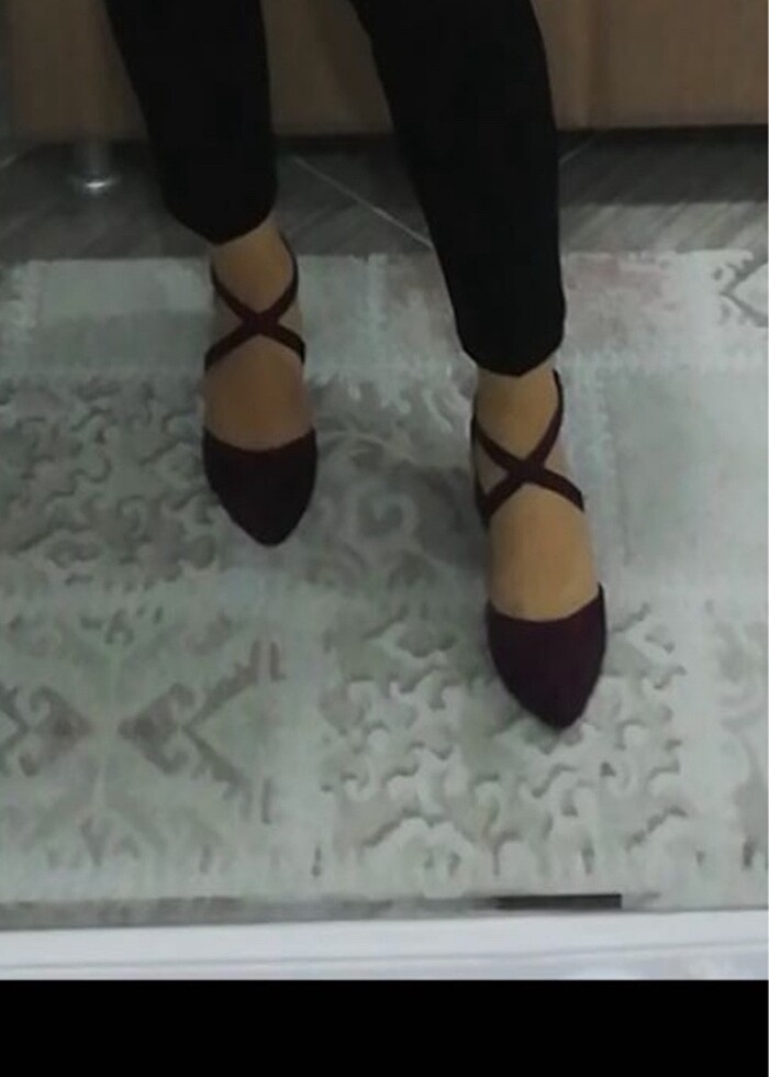 Bordo ayakkabı - Görsel 2