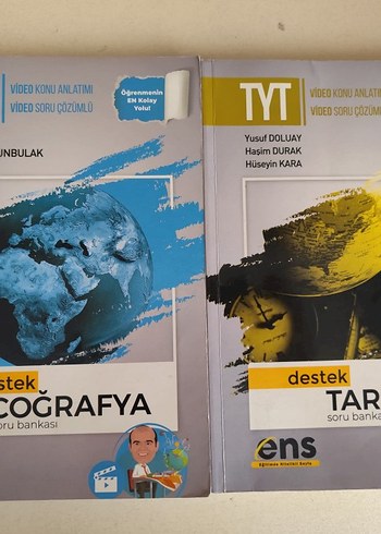 TYT Coğrafya ve Tarih Soru Bankası Seti