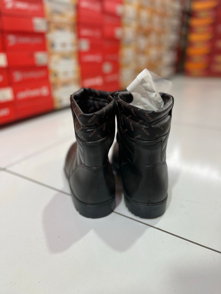 gezer kaymaz tabanlı içi yünlü çizme  - Görsel 3