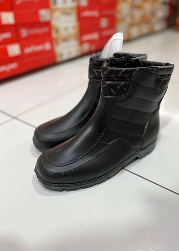 Gezer tabanı kaymaz içi yünlü çizme - Görsel 2