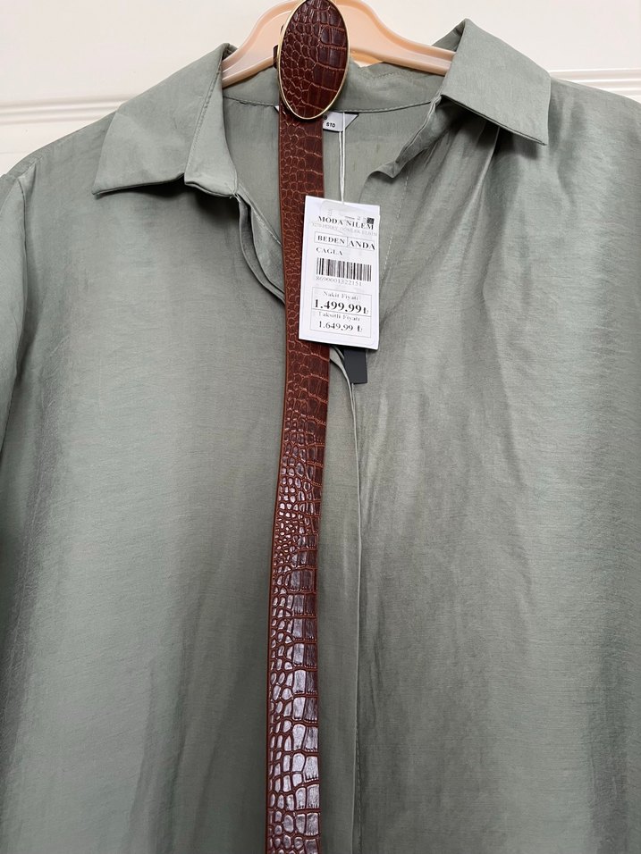 gömlek elbise - Görsel 4