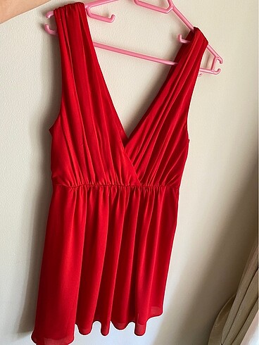 H&M Kırmızı elbise