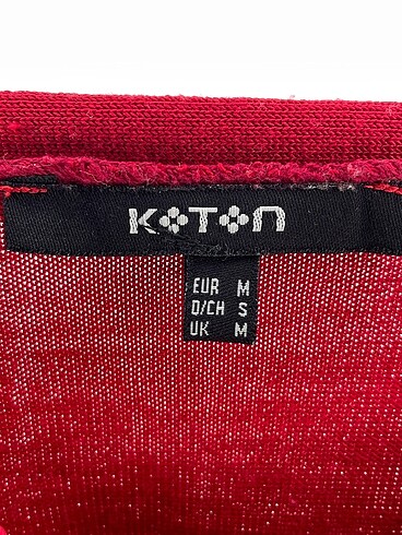 m Beden kırmızı Renk Koton Bluz %70 İndirimli.