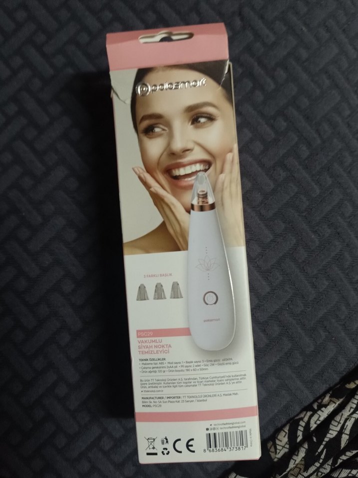Beyaz Vakumlu Siyah Nokta Temizleyici - Görsel 2
