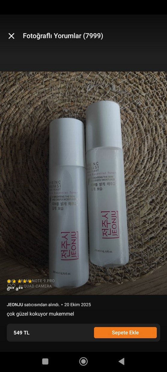 Pirinç Mayası Tonik - Saf ve Nemlendirici - Görsel 3