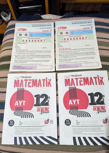AYT Matematik mikroorjinal Brans deneme 11 ve 12