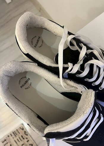 Pull and Bear Siyah Platform Topuklu Kadın Spor Ayakkabı